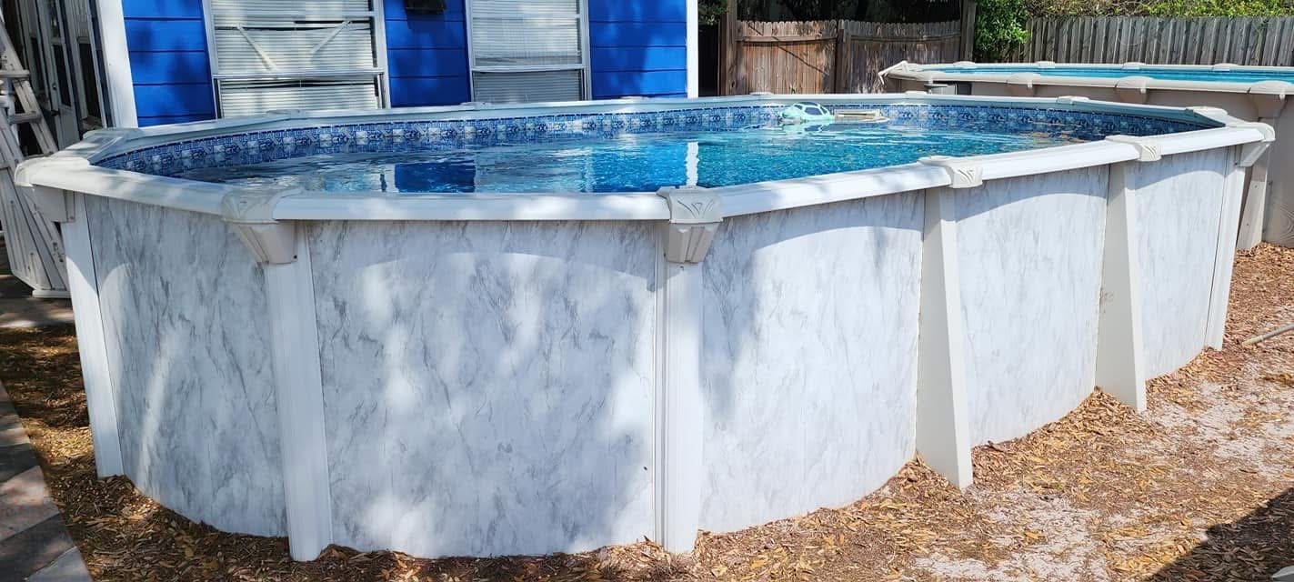 Above Ground Swimming Pools 8 An above ground pool
