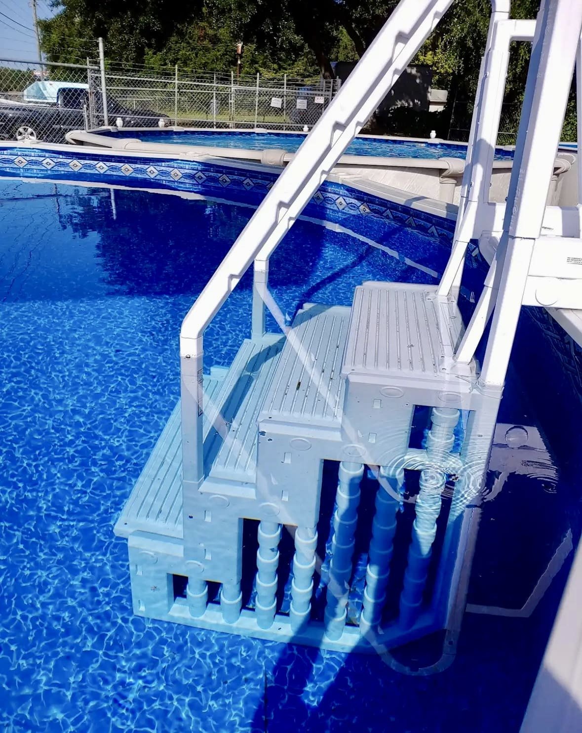 pool steps