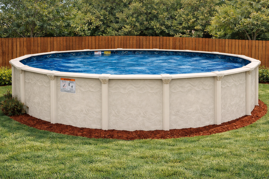 Above Ground Swimming Pools At Mr. Pool of Pasco & Crystal River 17 Century Round Steel Pool