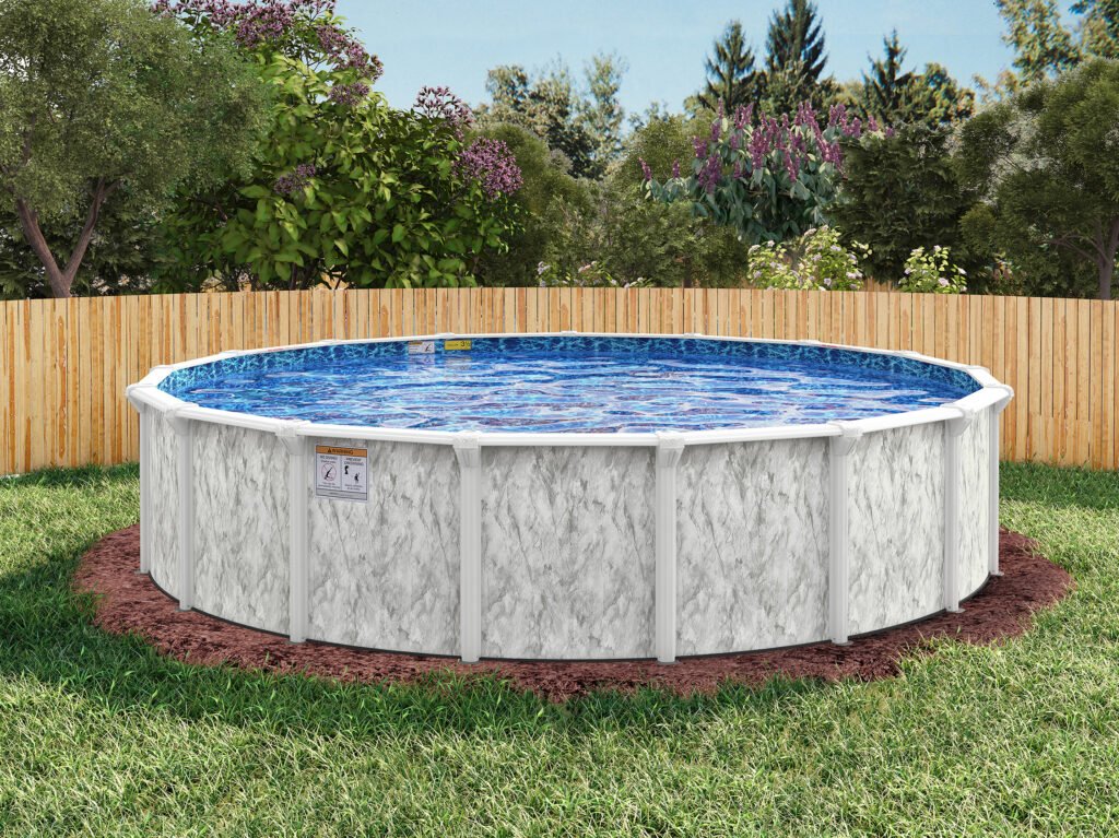 Above Ground Swimming Pools At Mr. Pool of Pasco & Crystal River 15 Silver Sea Round Resin Pool